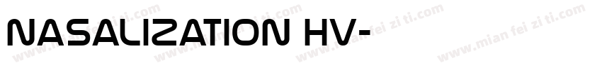 Nasalization Hv字体转换